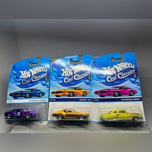Hot Wheels Cool Classics '67 Camaro - ‘52 Hudson Hornet - ‘68 Olds 442 (READ)